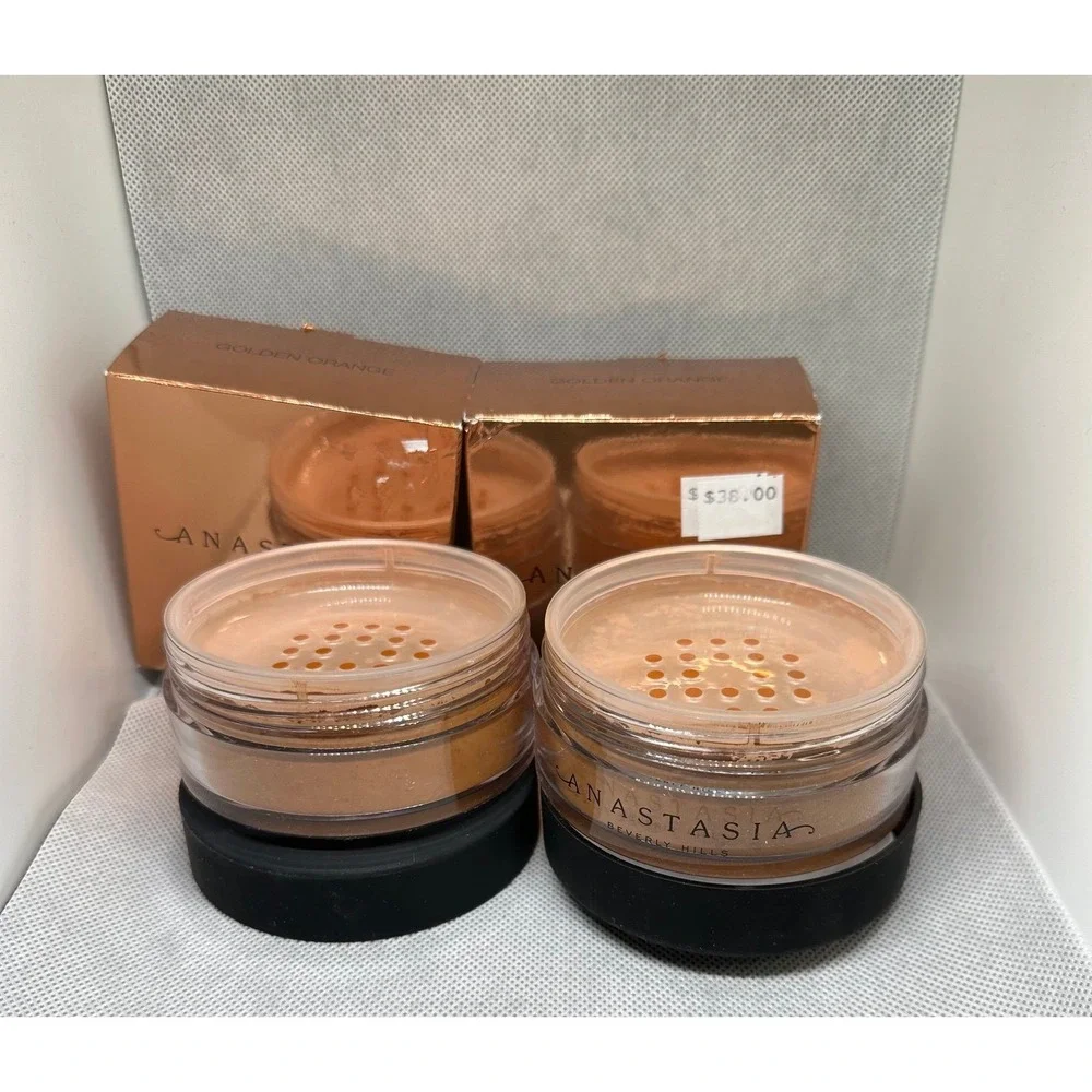 FULLSIZE Anastasia Beverly Hills setting powder bundle Golden‎ orange